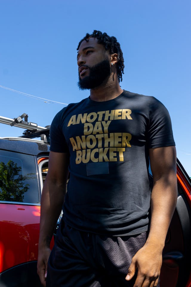 Men Slim Fit Black T-Shirt