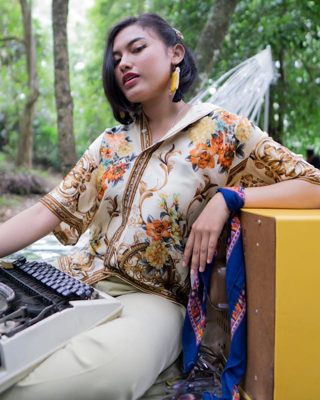 Women Floral Print Kurti