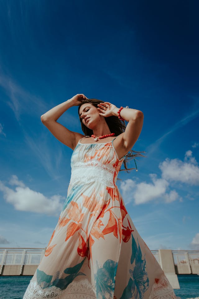 Women Summer Floral Dress