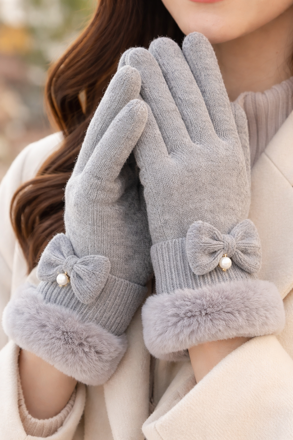 Women Woolen Gloves