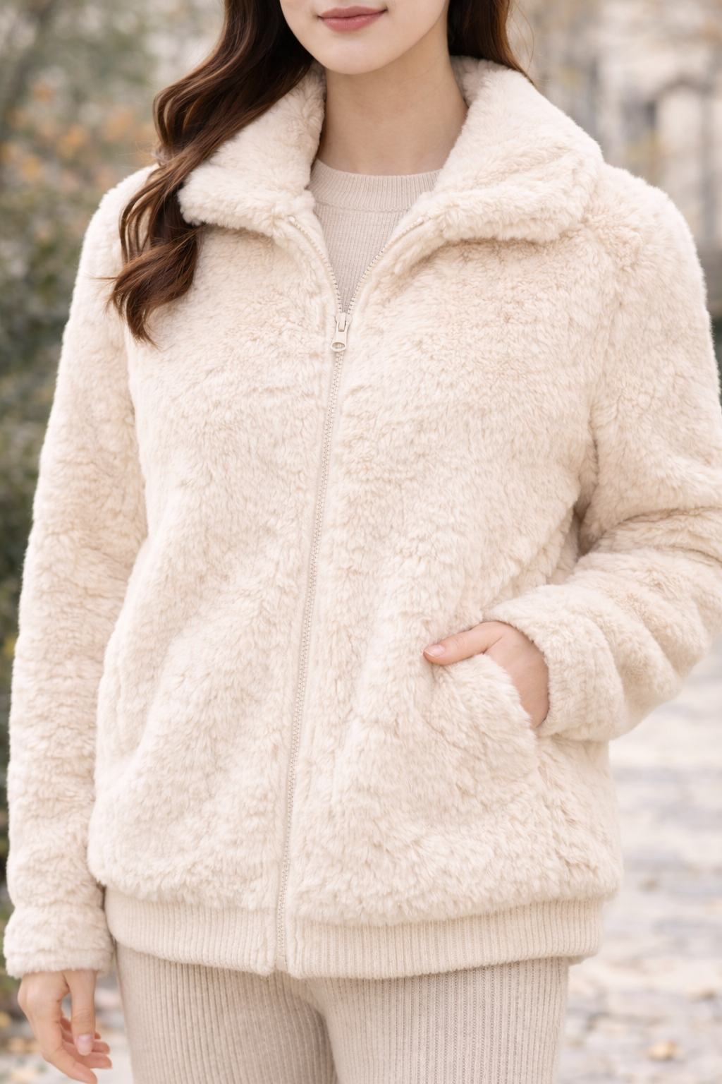 Women Faux Fur Jacket