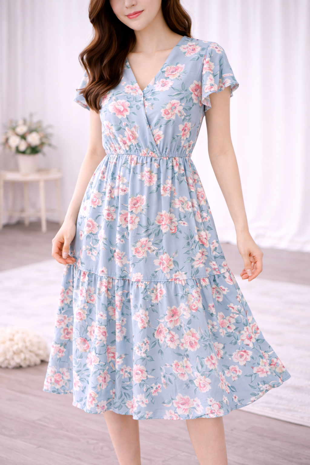 Women Summer Floral Dress