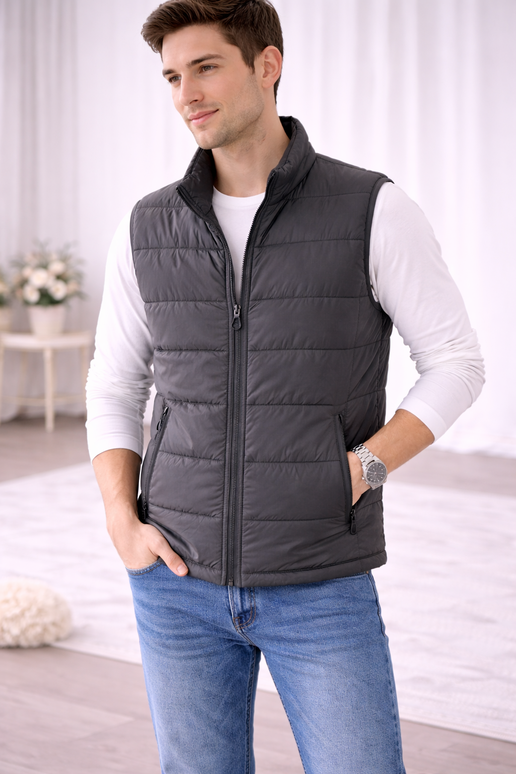 Men Sleeveless Jacket